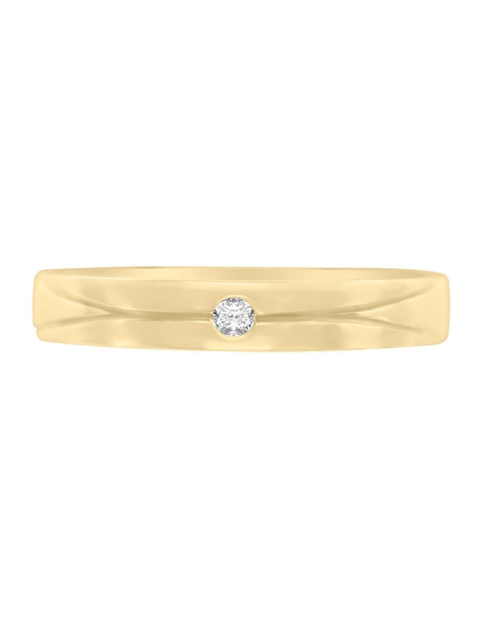 Argolla de oro 14 k Yulia diamante