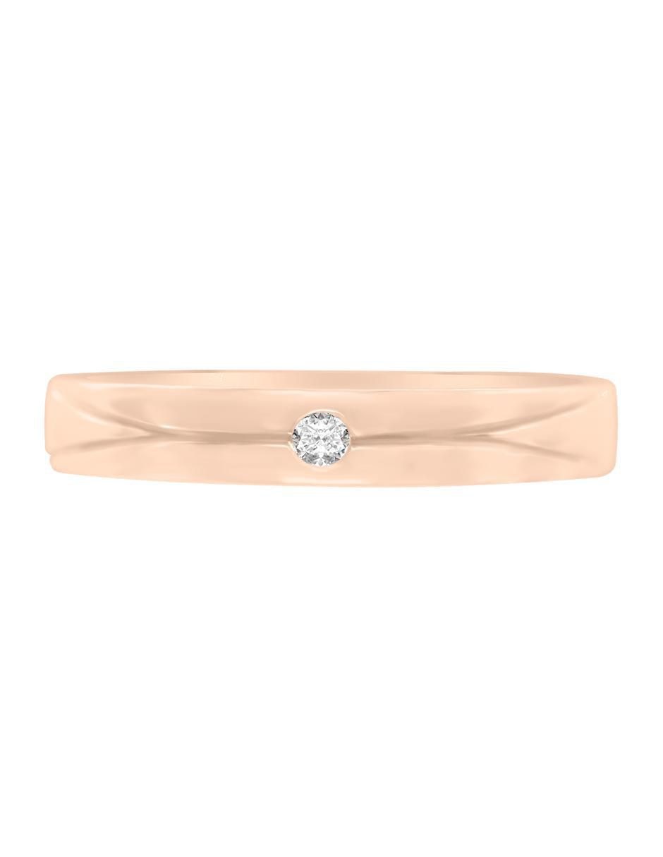 Argolla de oro 14 k Yulia diamante