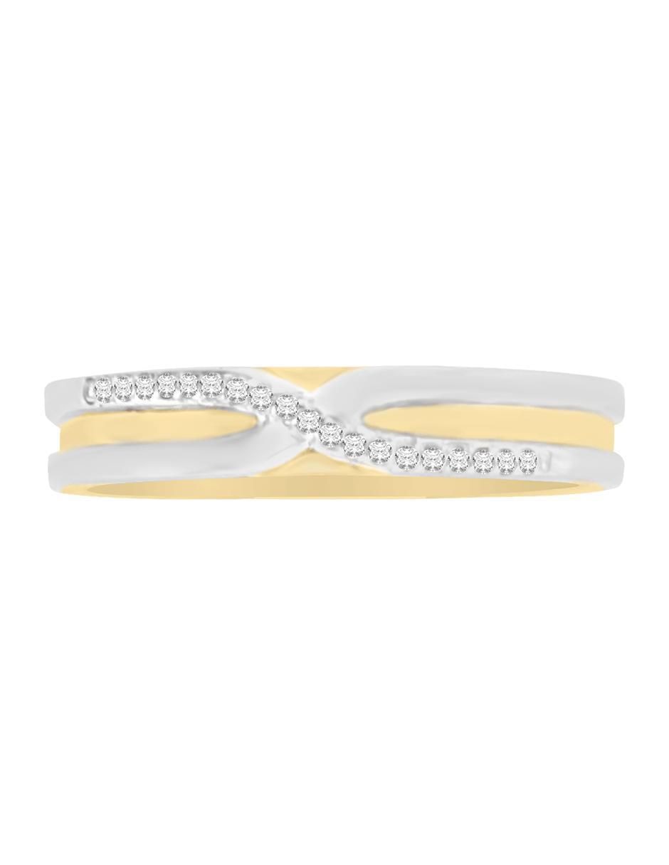 Argolla de oro 14 k Alexandre diamante
