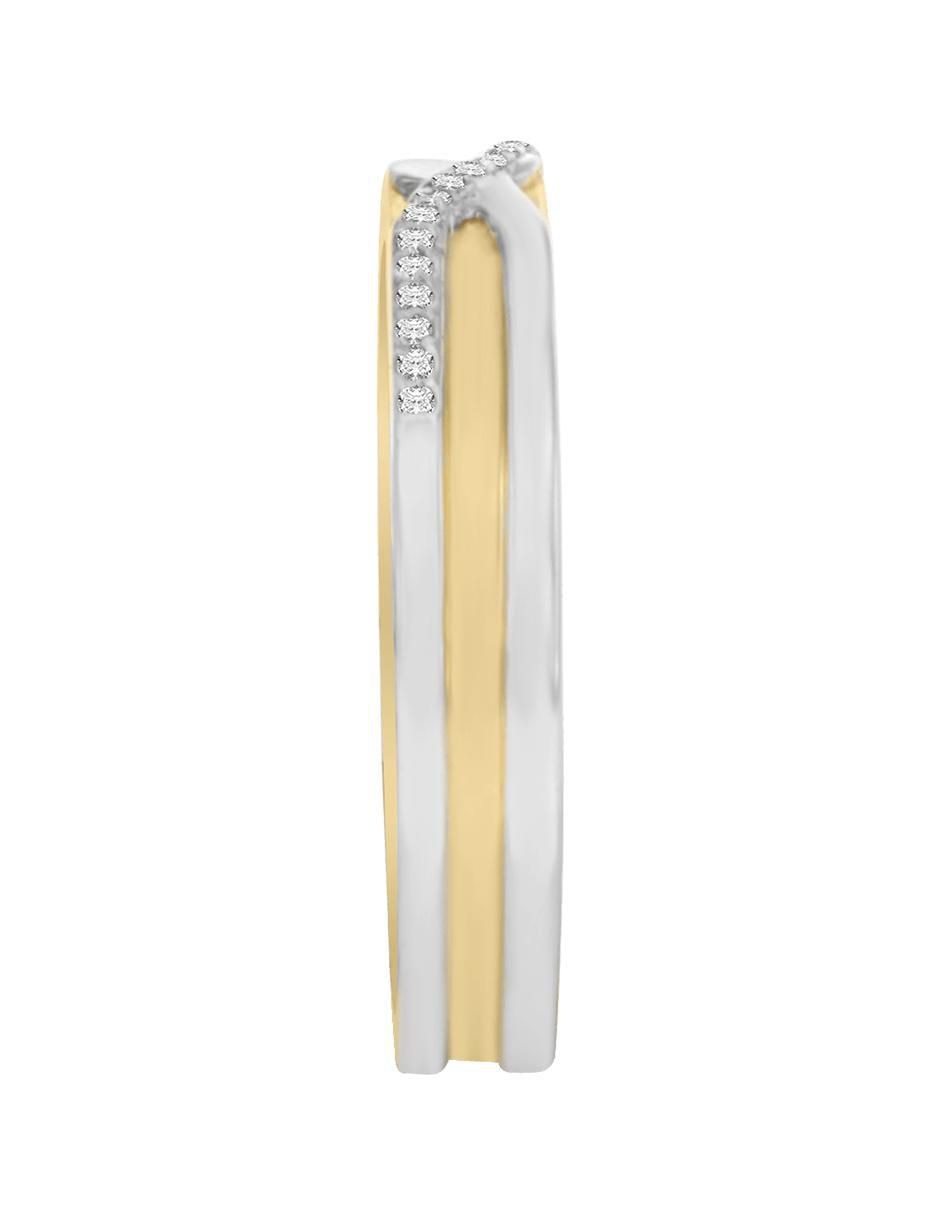 Argolla "de" oro 14 k klamore diamante