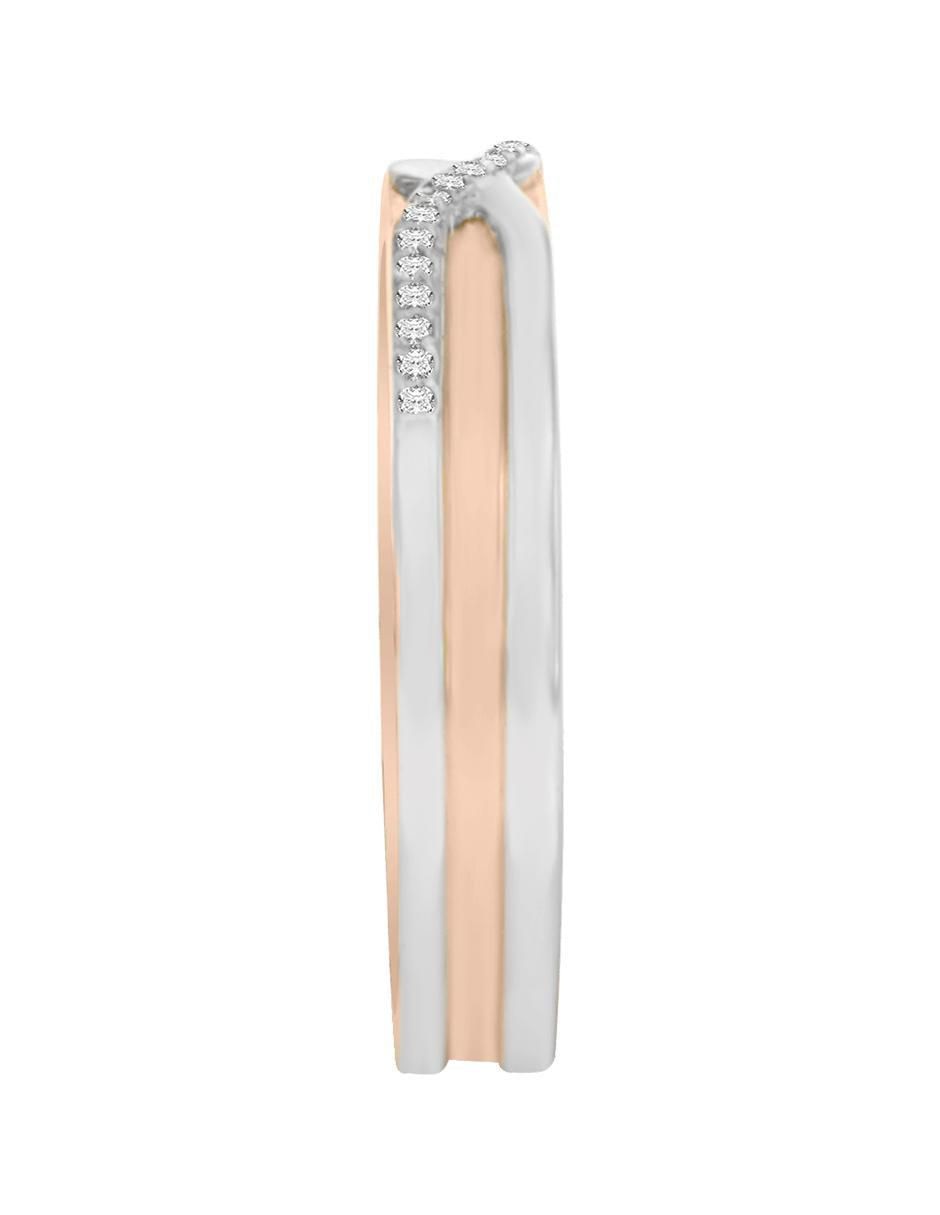 Argolla de oro 14 k Alexandre diamante 4