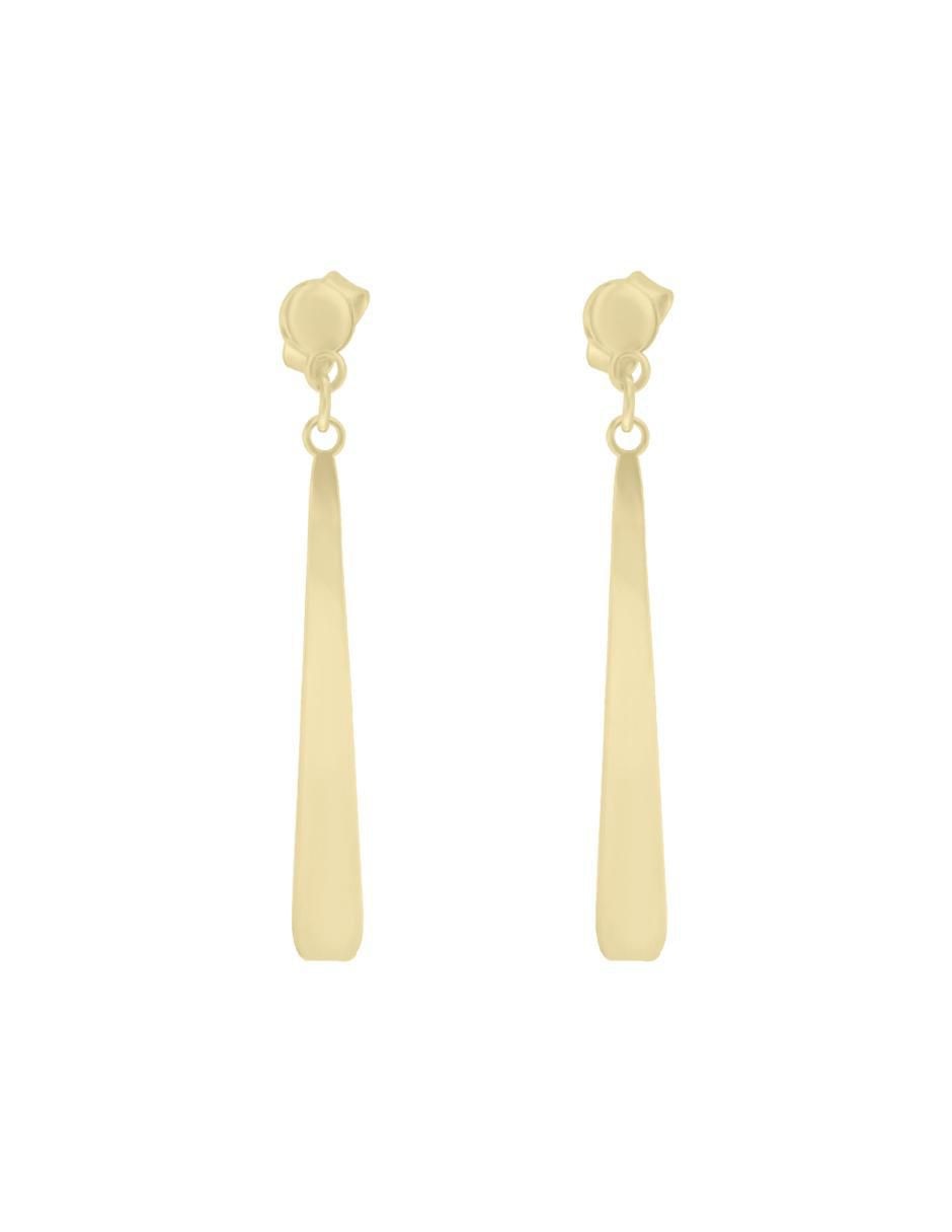 Aretes Yamina de oro amarillo con acabado brillante