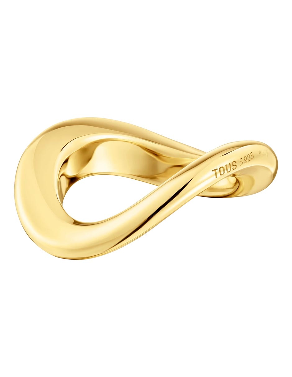 Anillo Galia Basics de plata P 925 con acabado baño de oro 3