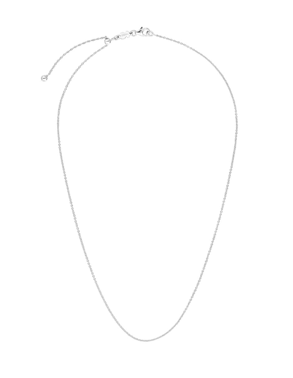 Collar de eslabones de oro blanco 18 K