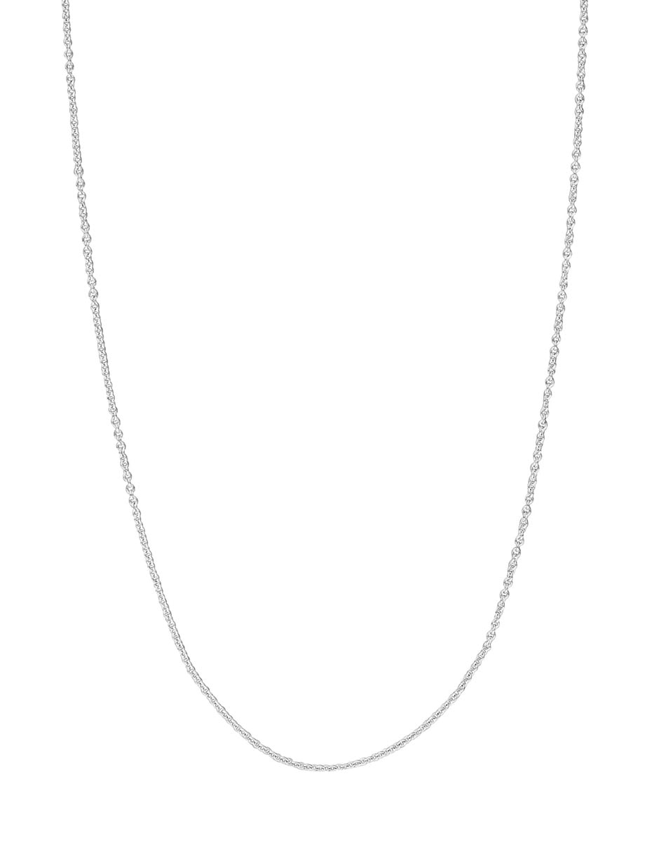 Collar de eslabones de oro blanco 18 K 3