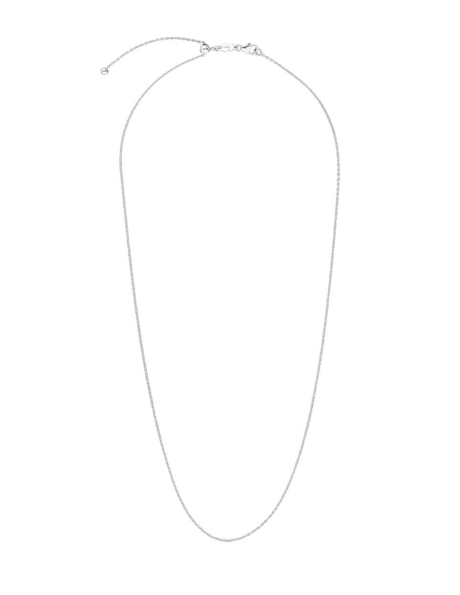 Collar de eslabones de oro blanco 18 K 1