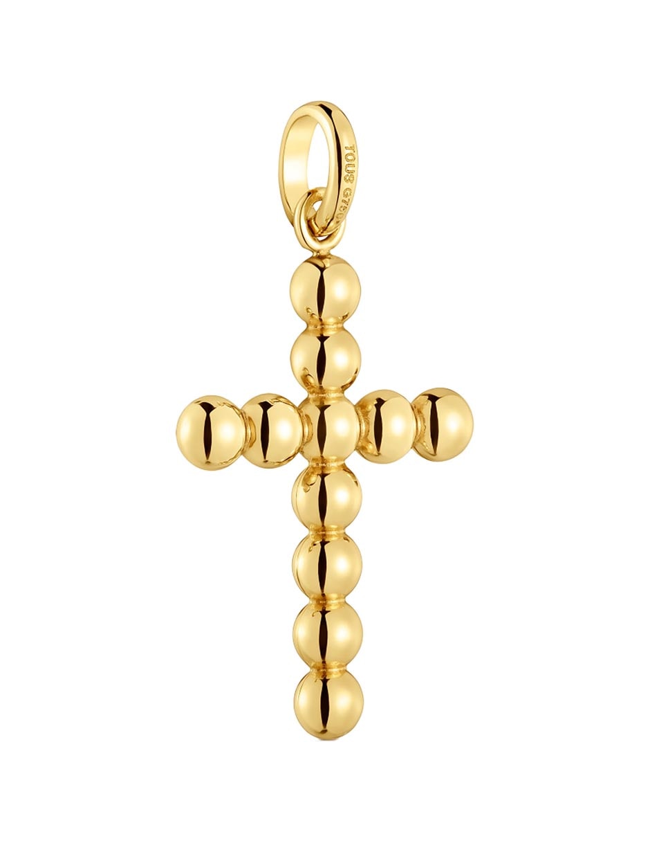 Dije de cruz basics de oro amarillo 18 K 3