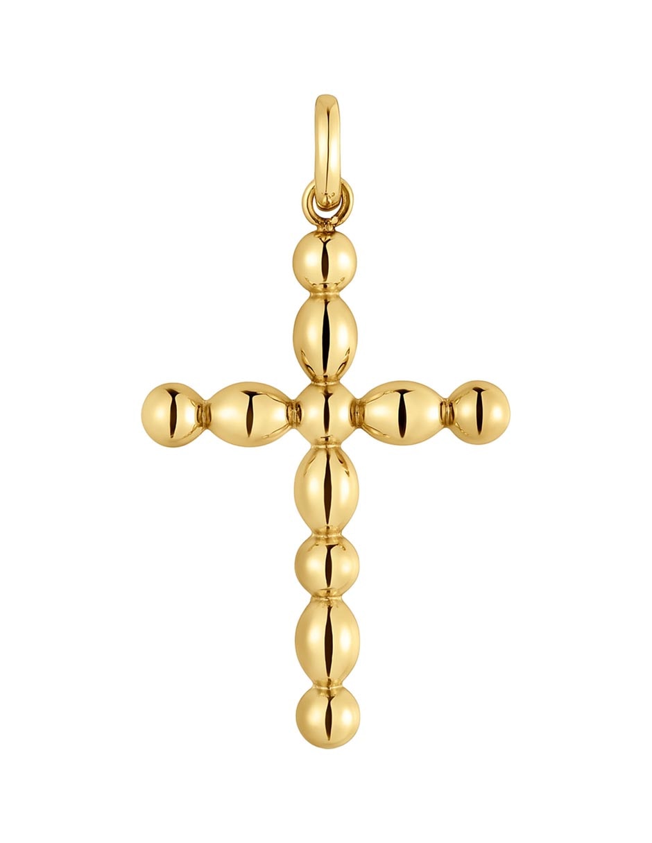 Dije de cruz basics de oro amarillo 18 K