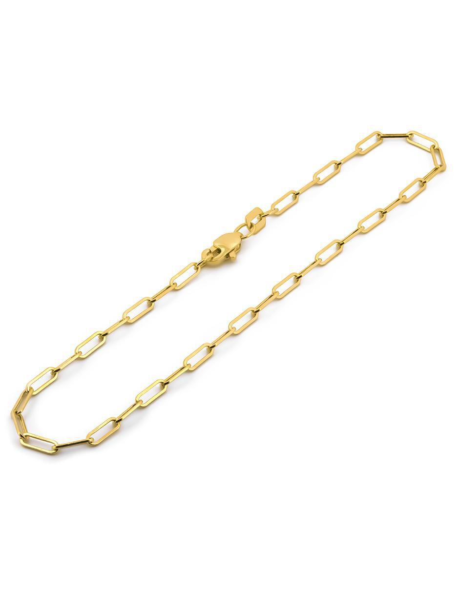 Pulsera de oro 10 k con acabado liso 2