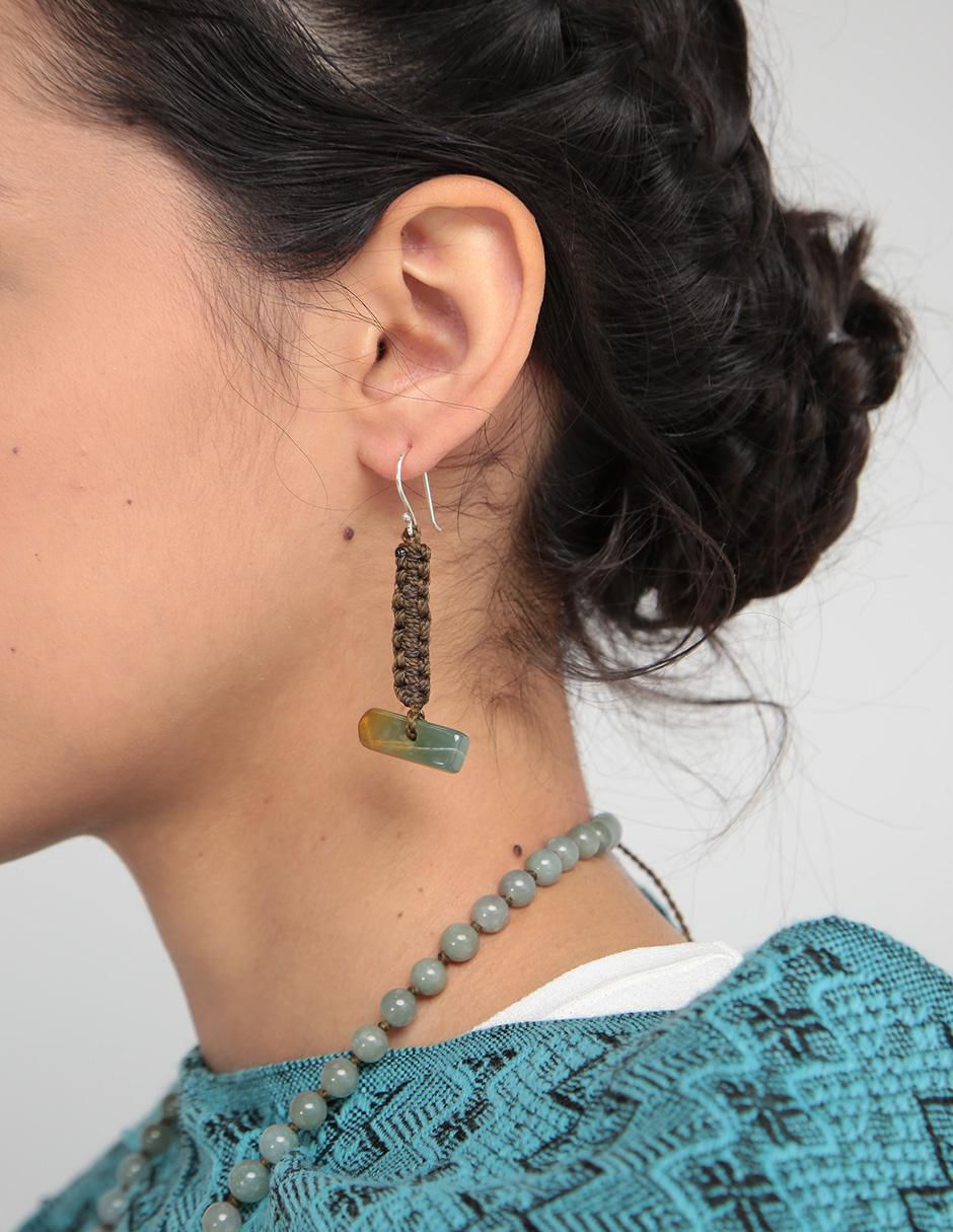 Aretes, collar y pulsera artesanal de Jade Rocio de la Mañana Tienda del Museo Nacional de Antropología 9