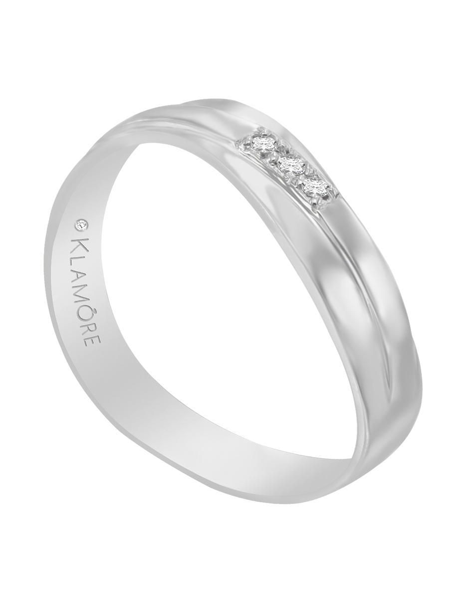Argolla de oro 14 k Ilse diamante 3