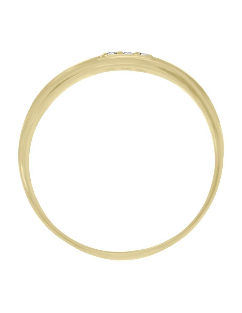 Argolla "de" oro 14 k klamore diamante