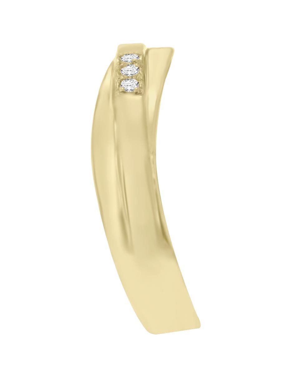 Argolla "de" oro 14 k klamore diamante