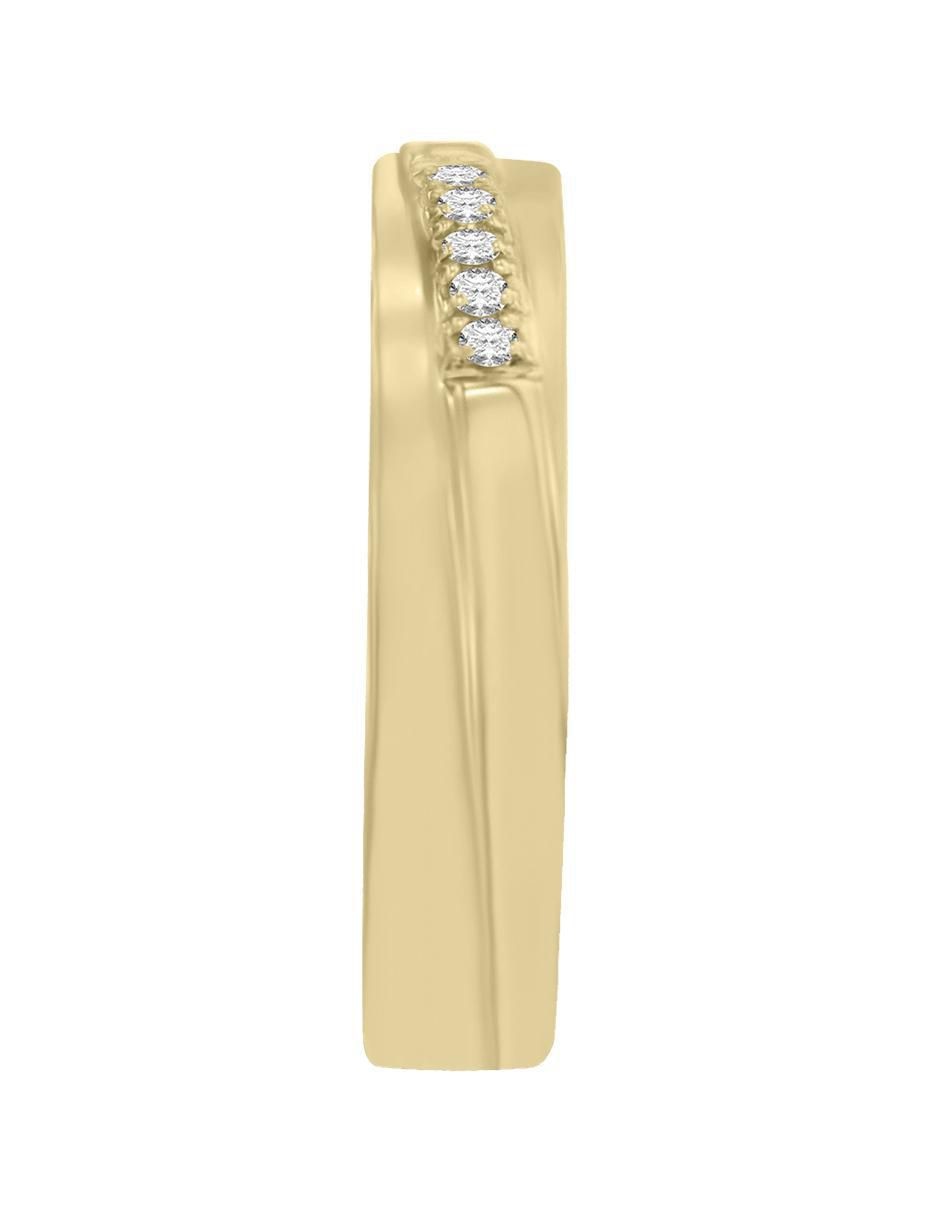 Argolla "de" oro 14 k klamore diamante