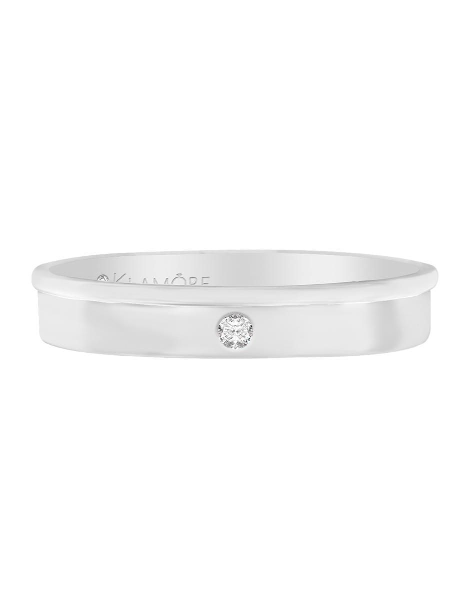 Argolla de oro 14 k Cherise diamante