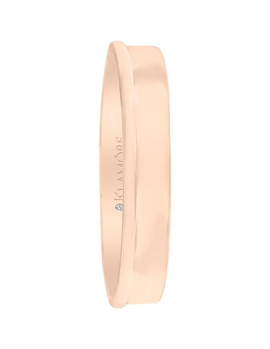 Argolla de oro 14 k Cherise diamante 4