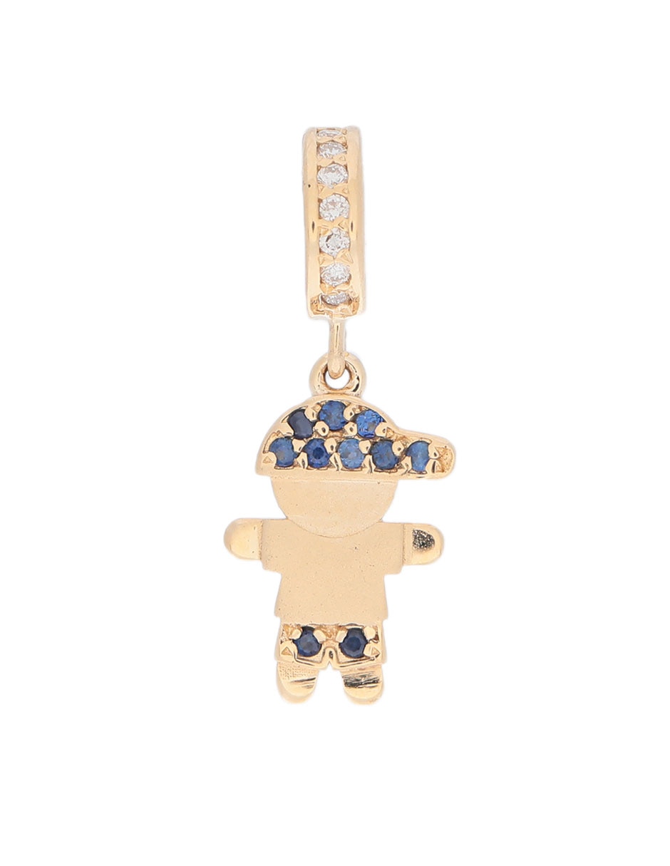 Charm de niño de oro 14 K Charm de niño de oro 14 K