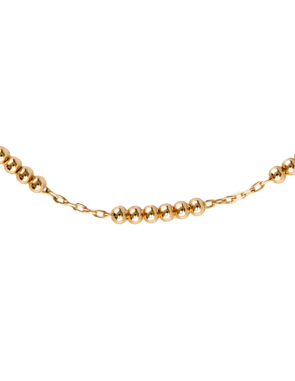 Pulsera de oro 14 k con acabado pulido 2