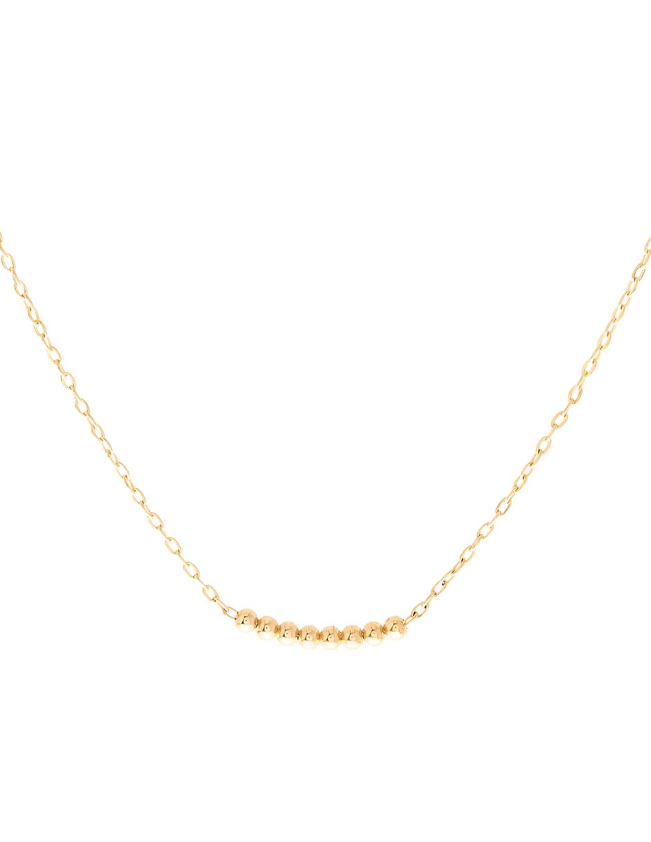 Collar de oro amarillo 14 K
