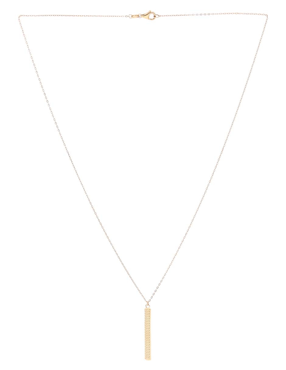 Collar con dije de oro 14 K 2