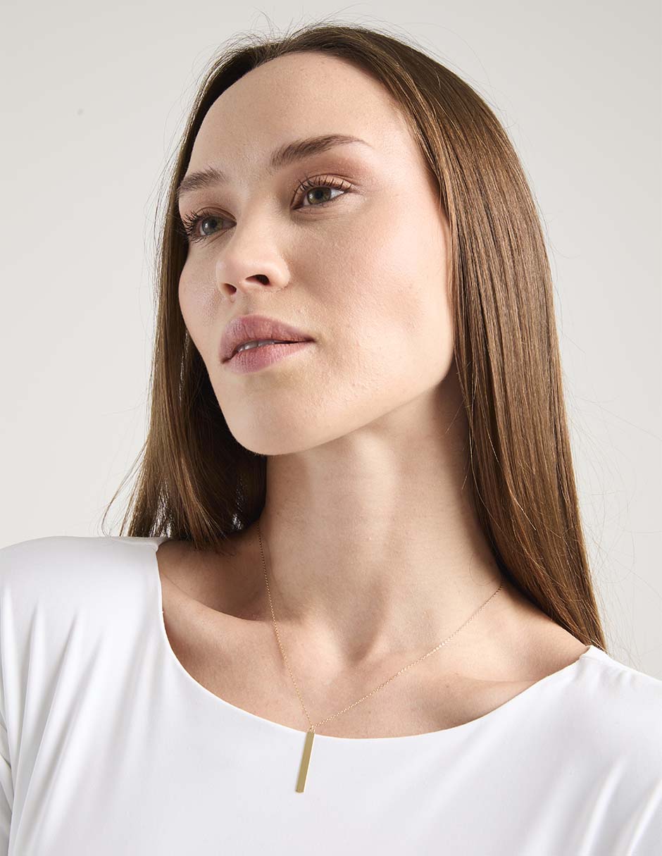 Collar con dije de oro 14 K 3