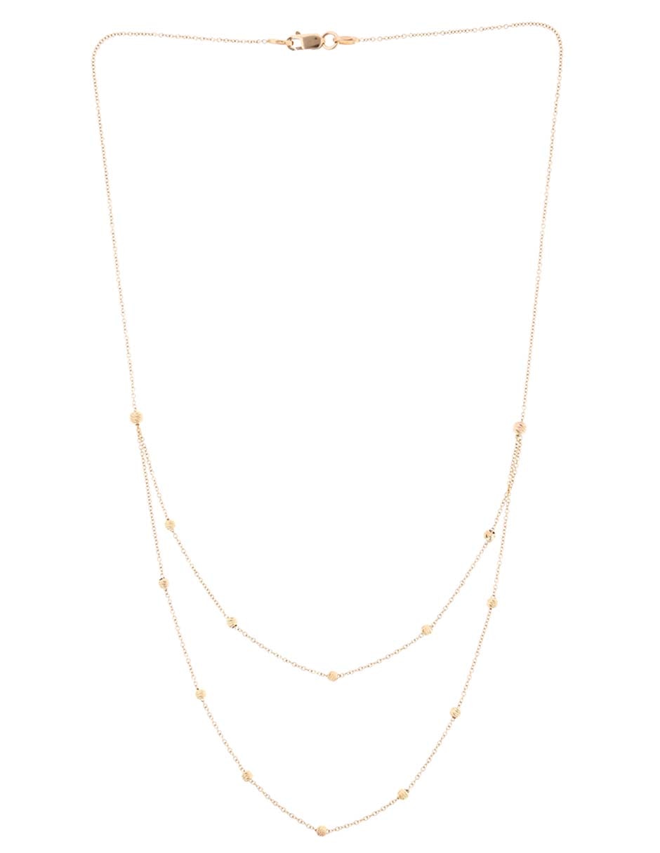 Collar Necklace de oro 14 K 2