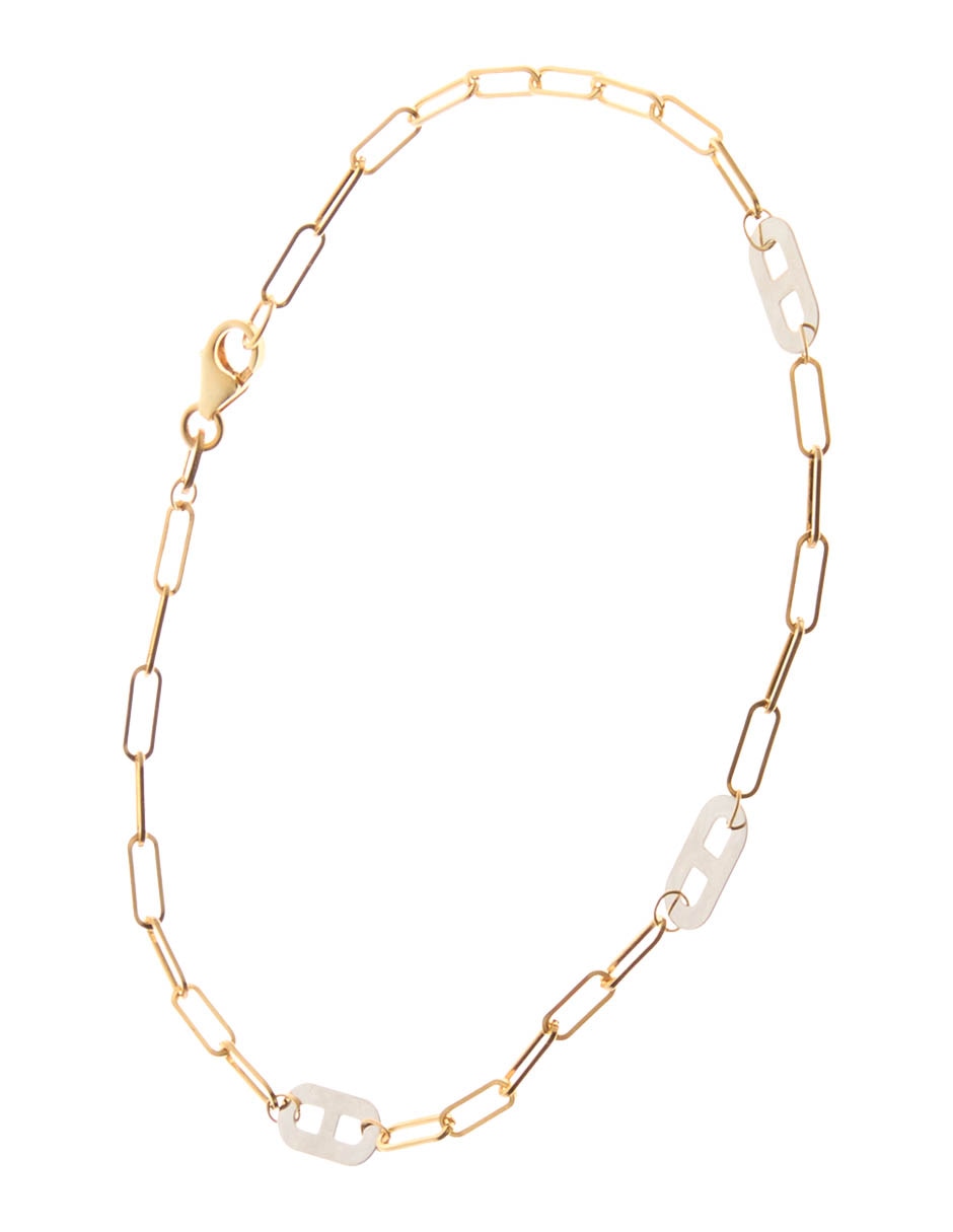 Pulsera de oro 14 K con acabado pulido