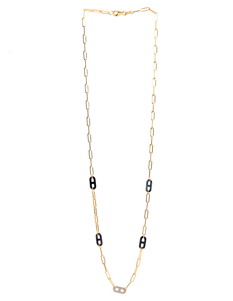 Collar de eslabones de oro 14 K 2