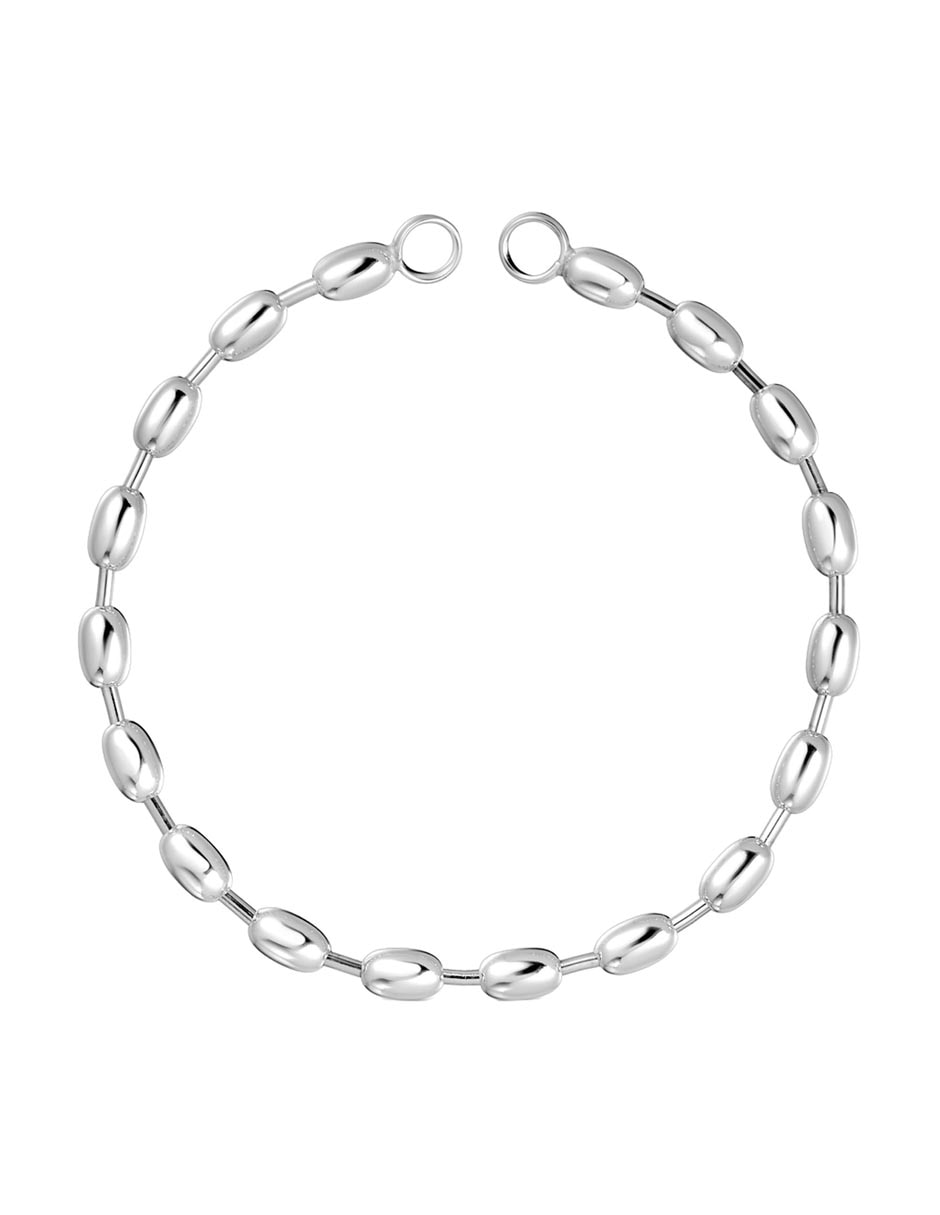 Pulsera Tous de plata P 925 Hold Oval con acabado liso Liverpool