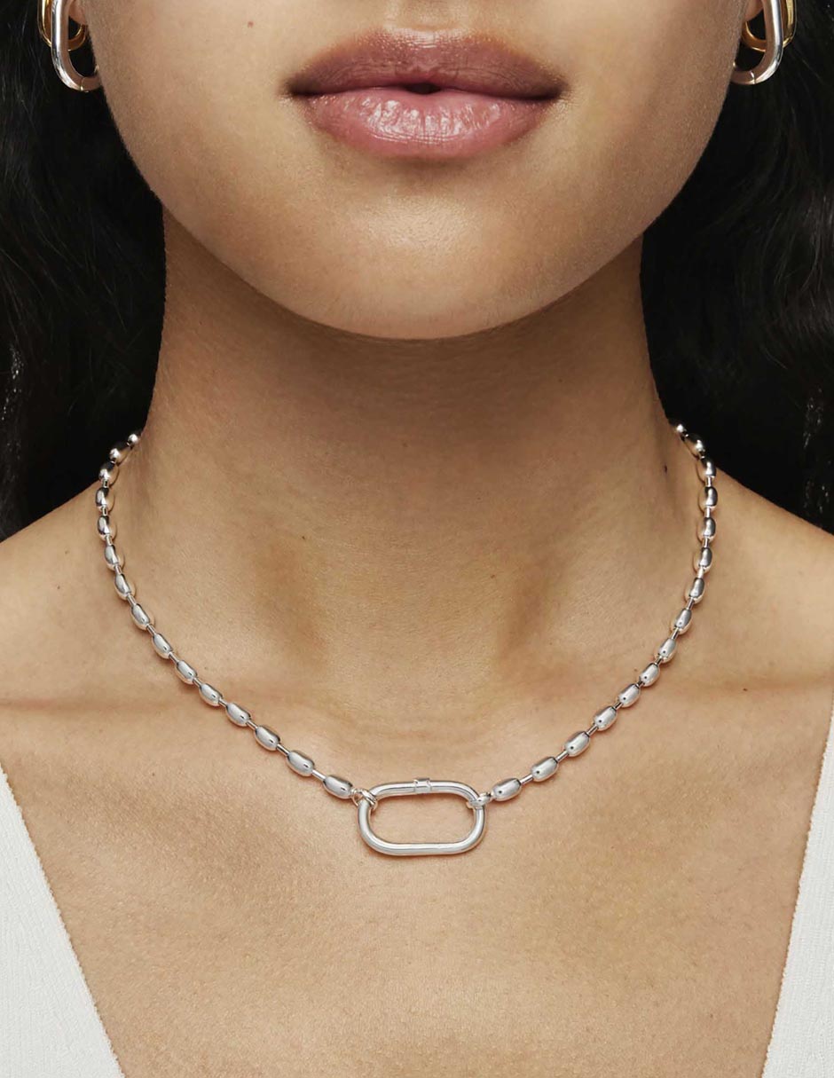 Garagantilla Tous Hold Oval de plata P925 Liverpool