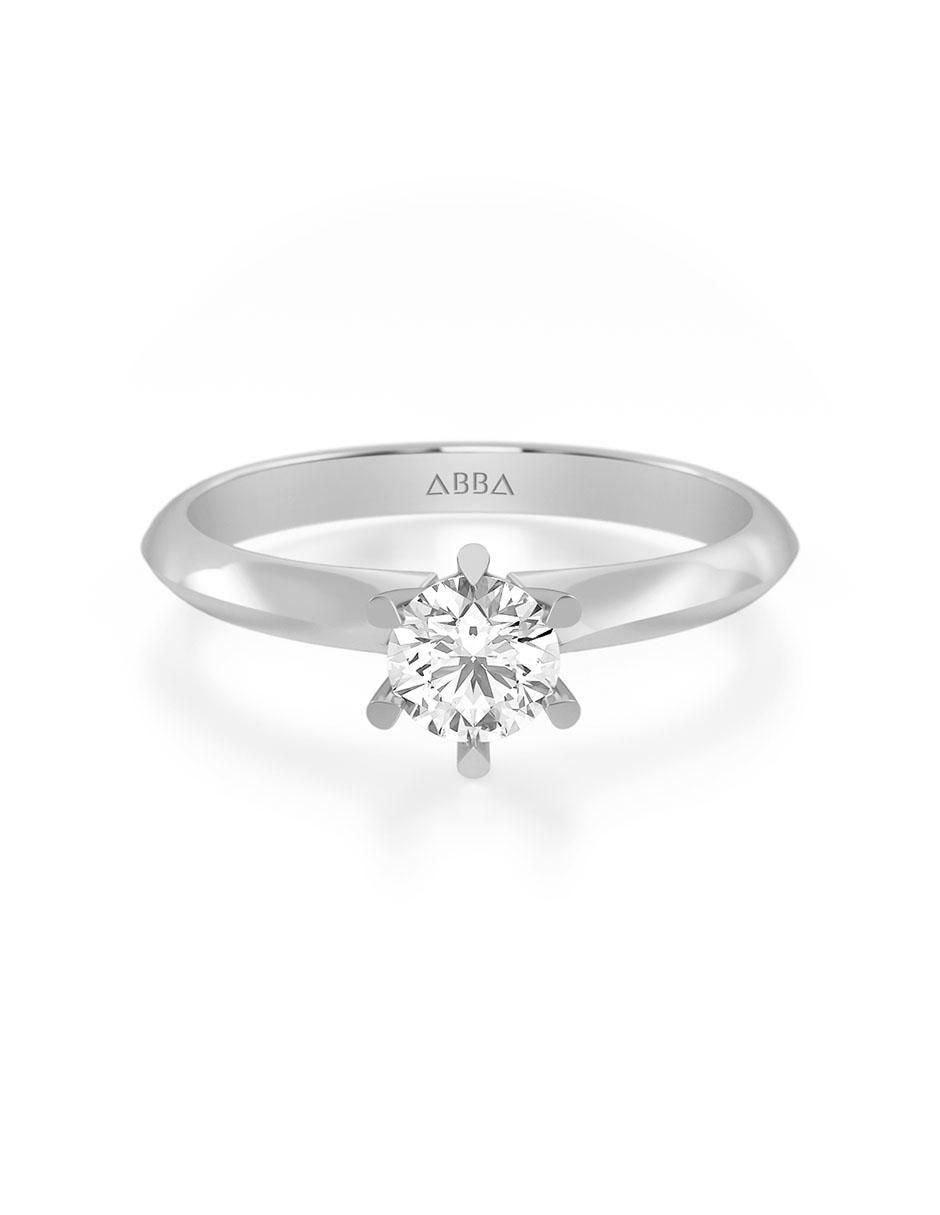 Anillo de compromiso de oro 14 k moissanita Anillo de compromiso de oro 14 k moissanita