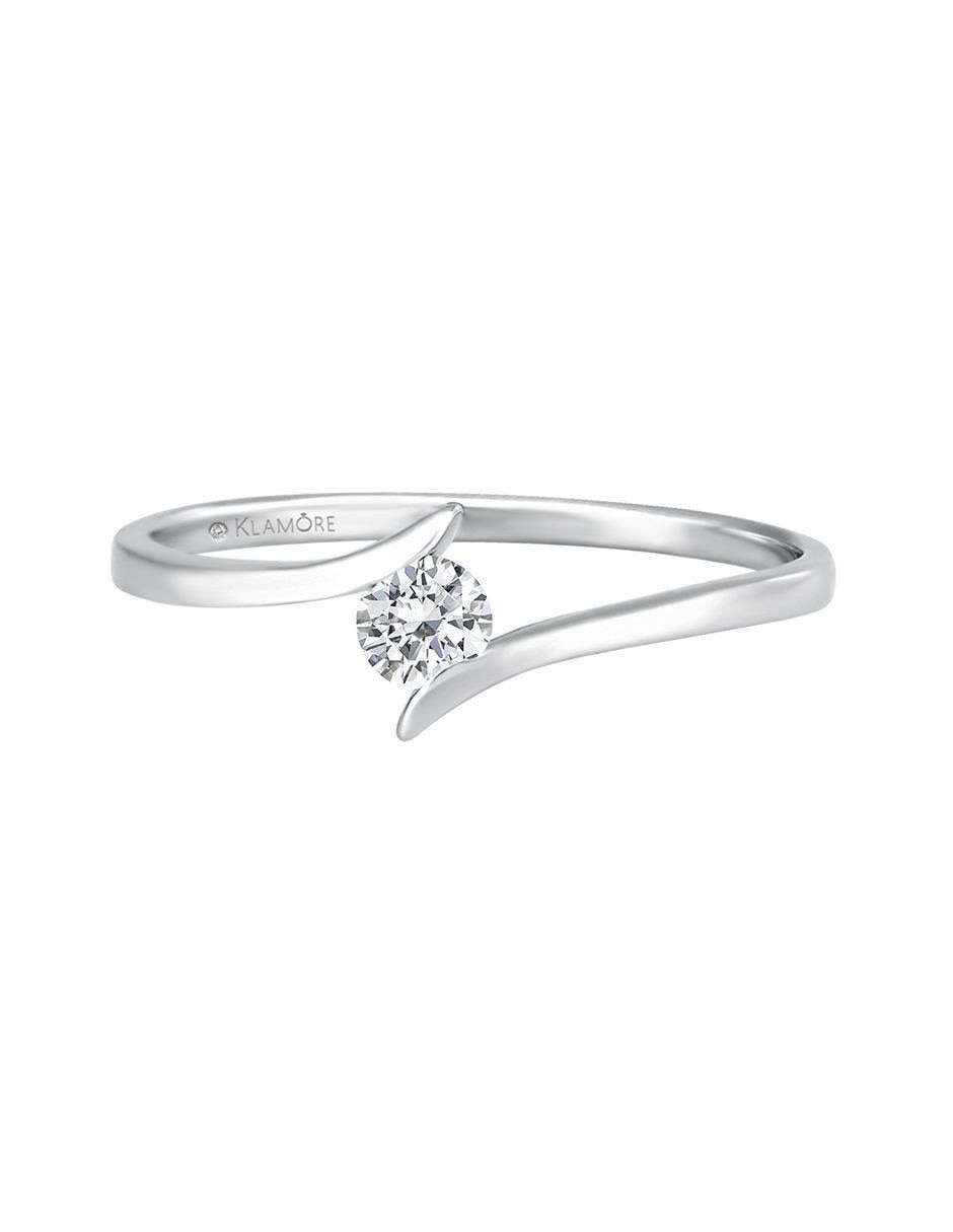 Solitario de oro 14 k Levian diamante