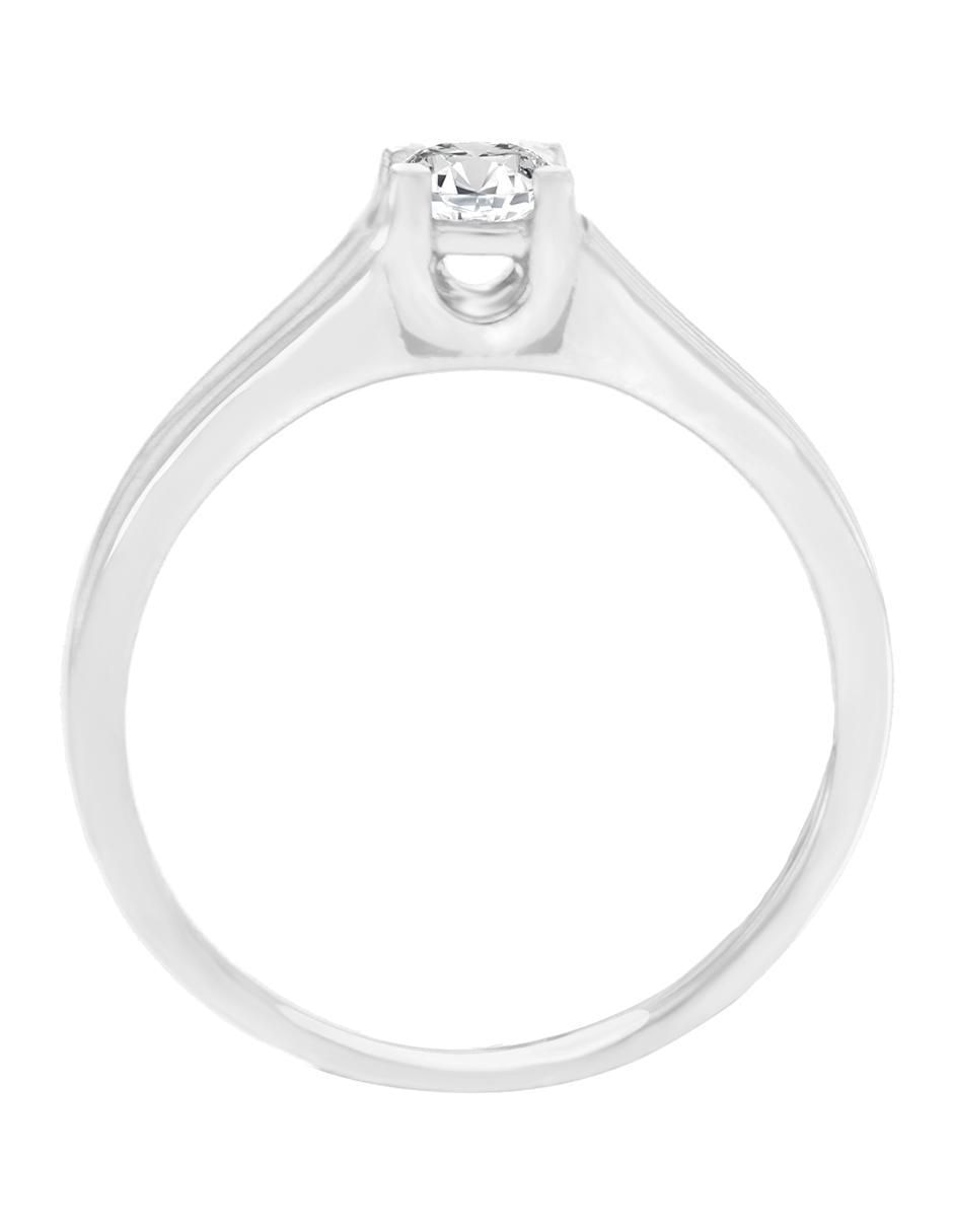 Solitario de oro 14 k Diana diamante 2