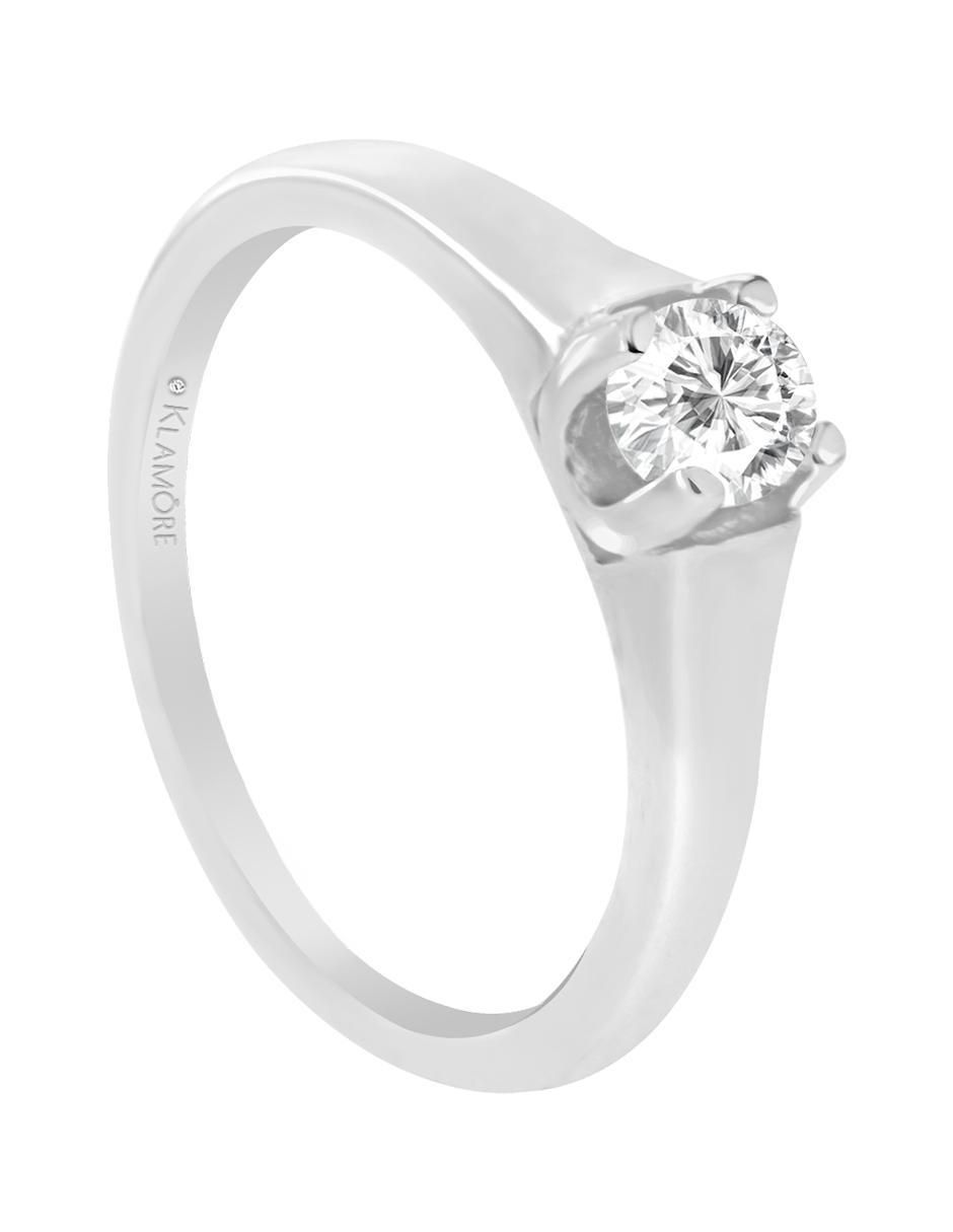 Solitario de oro 14 k Diana diamante 3