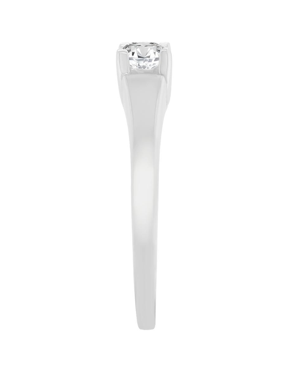 Solitario de oro 14 k Diana diamante 4