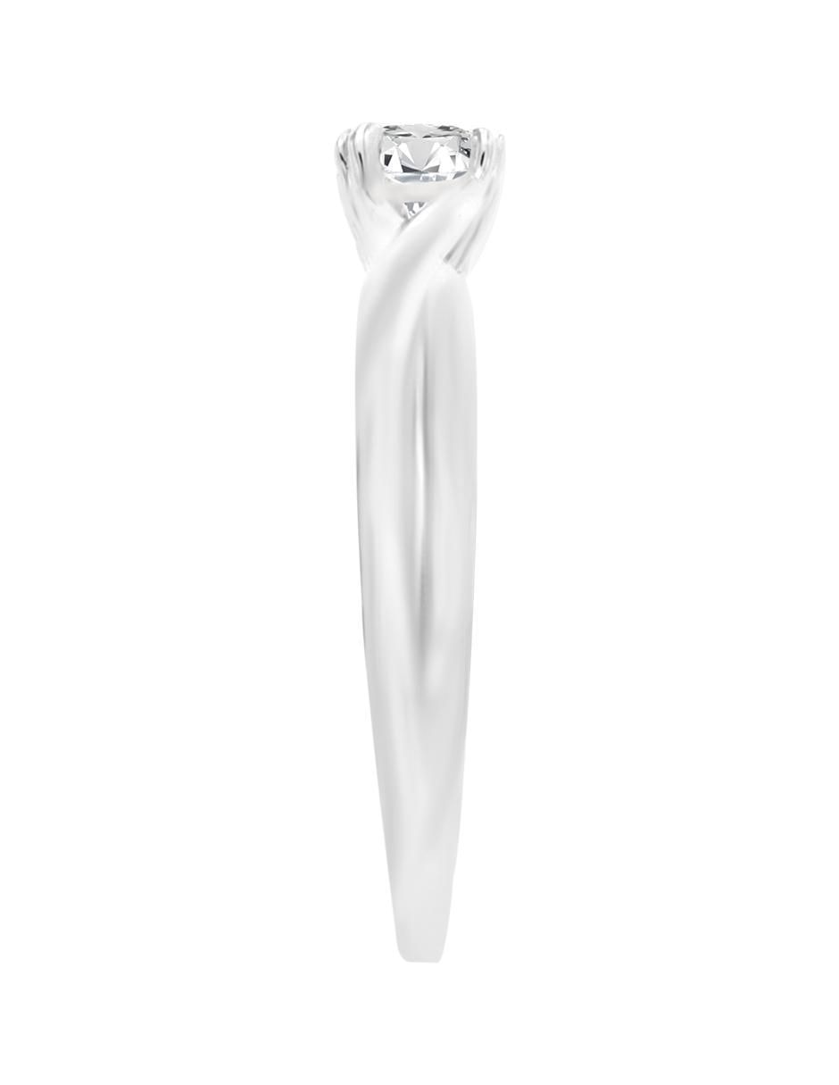 Solitario de oro 14 k Marcela diamante 4