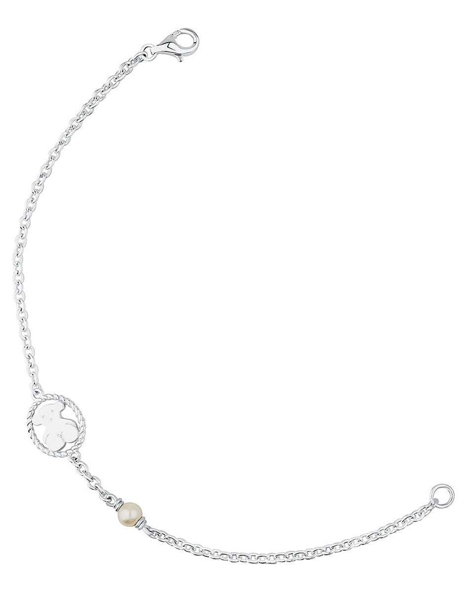 Pulsera de plata P 925 Camee con acabado liso 2