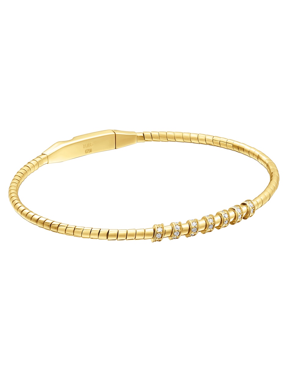 Esclava de oro amarillo con diamante 18 k Tous Oro Flex Esclava de oro amarillo con diamante 18 k Tous Oro Flex