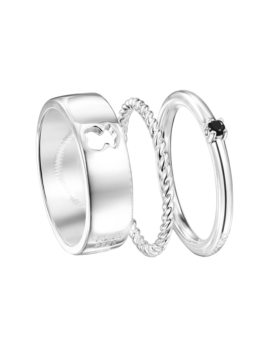 Set anillo Ring Mix P 925 de plata espinela brillante 1