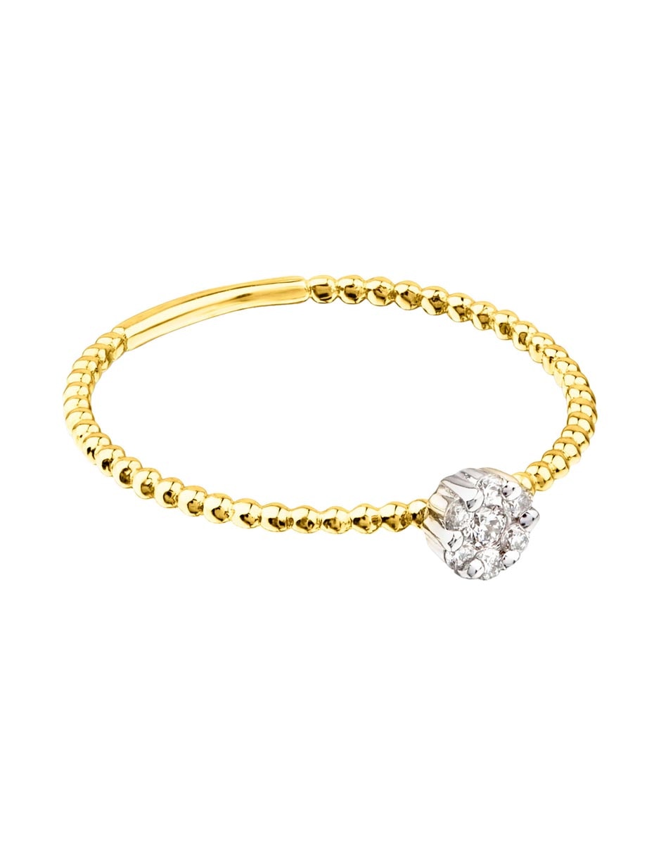 Anillo Les Classiques 18 k de oro diamante brillante Anillo Les Classiques 18 k de oro diamante brillante