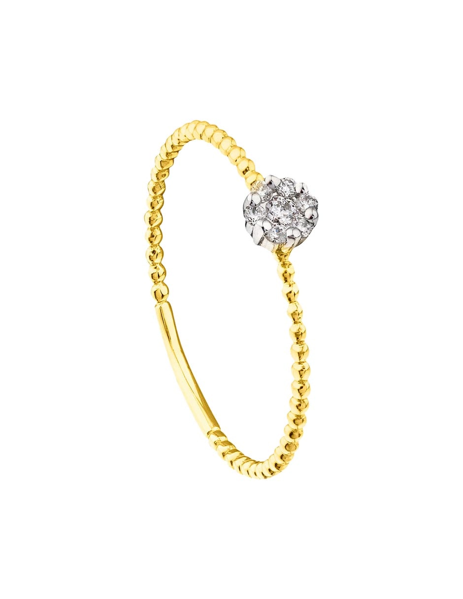 Anillo Les Classiques 18 k de oro diamante brillante 2