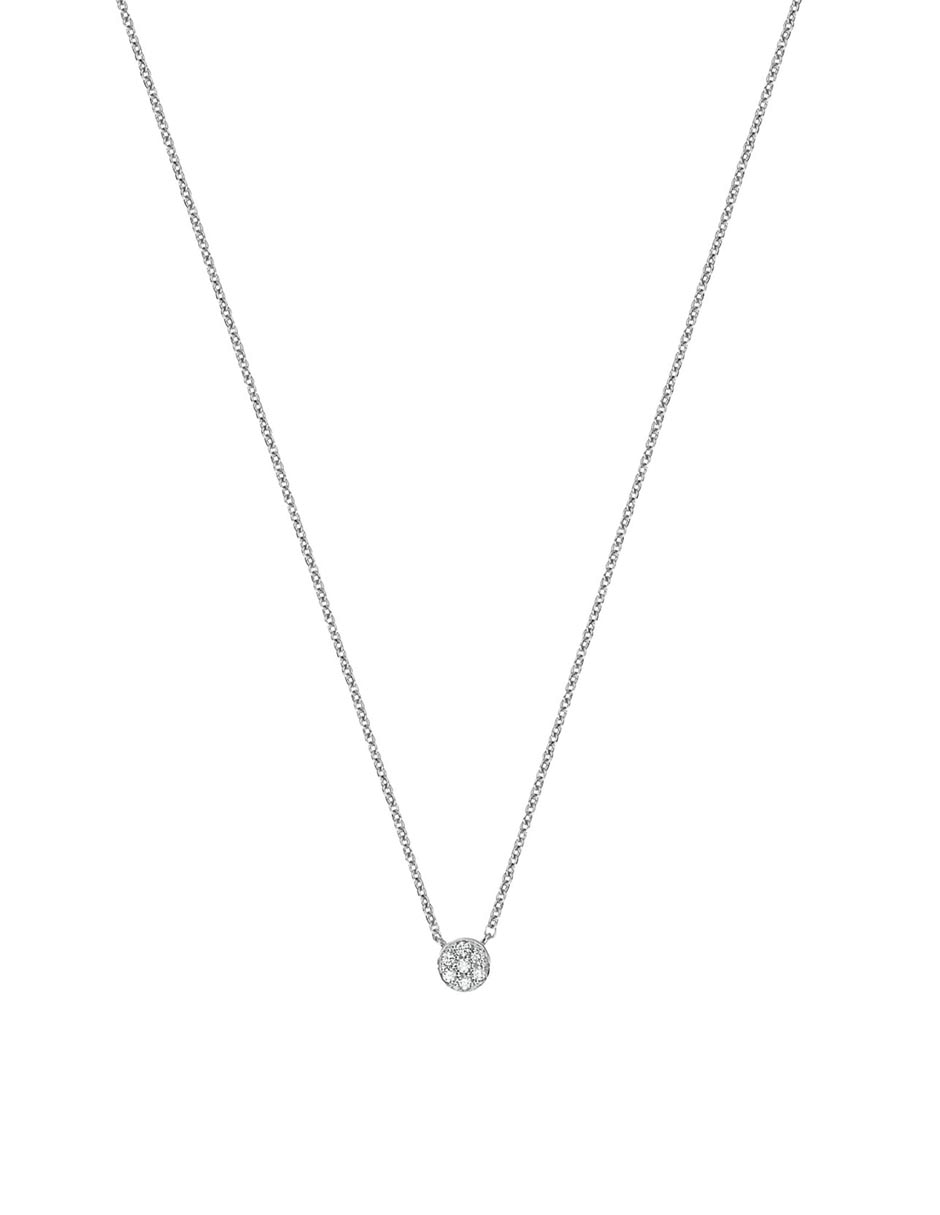 Collar Alecia de oro blanco 18 K 7