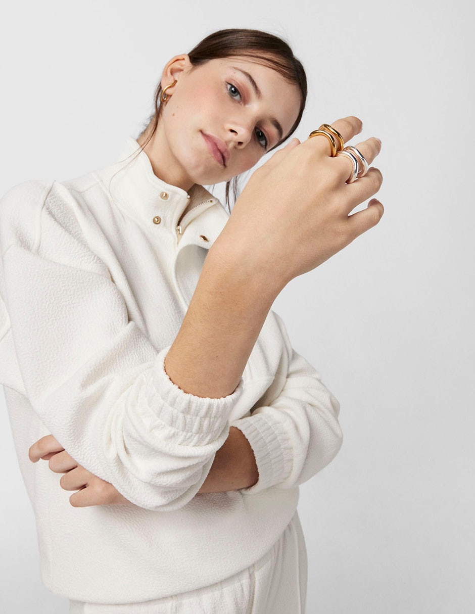 Anillo Hav P 925 de plata brillante 4