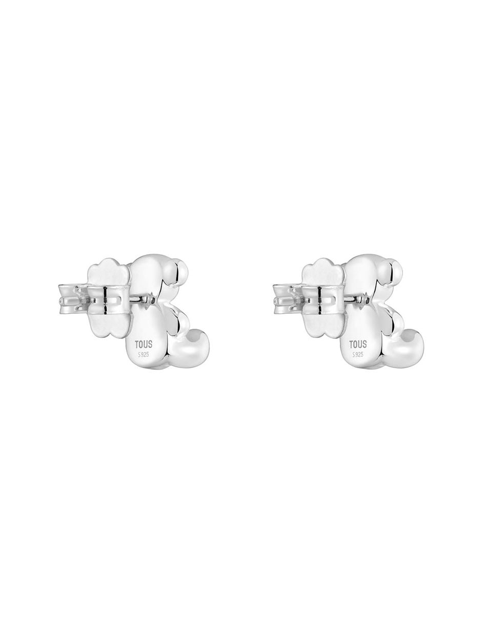 Broqueles de oso Bold Bear de plata P 925 con acabado brillante 3