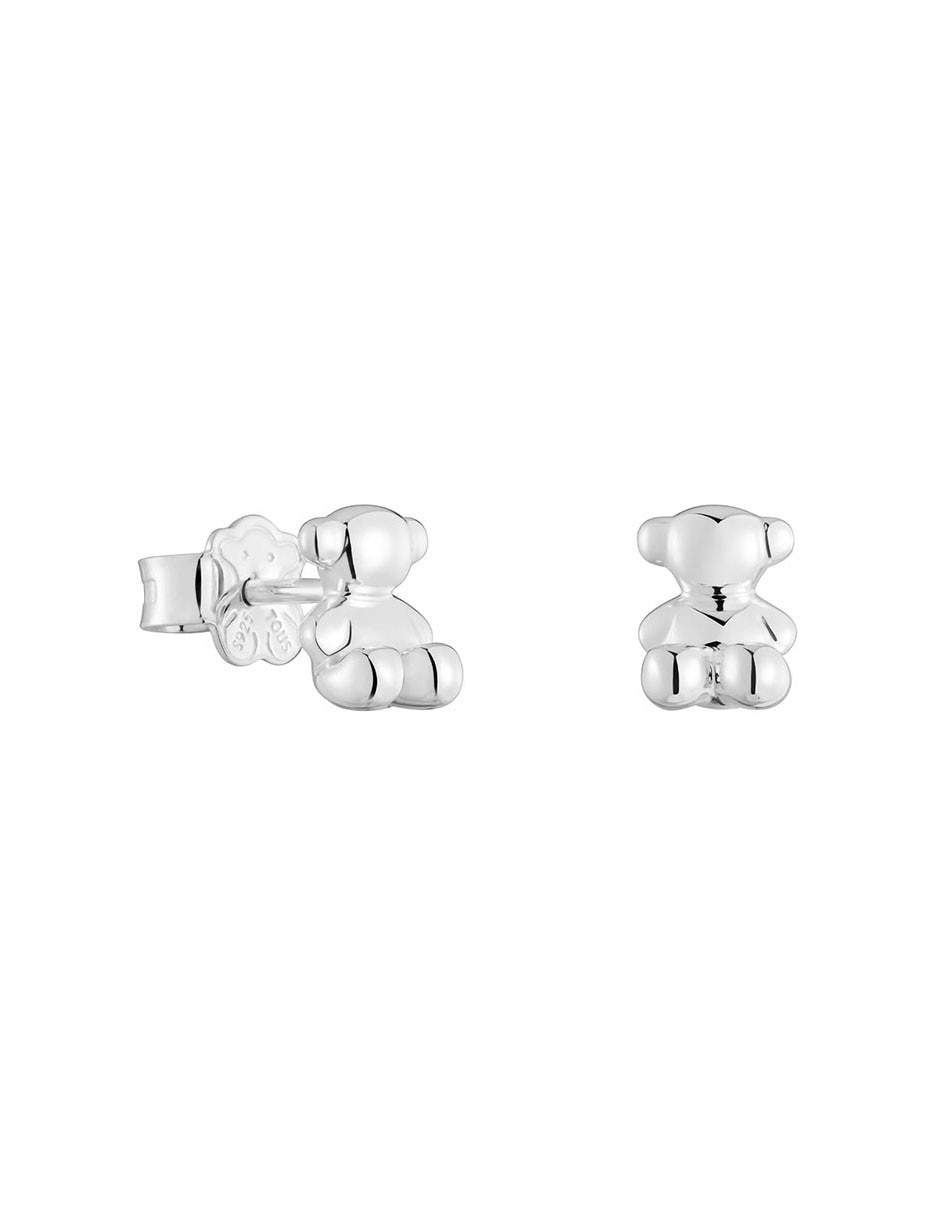 Broqueles de oso Bold Bear de plata P 925 con acabado brillante Broqueles de oso Bold Bear de plata P 925 con acabado brillante