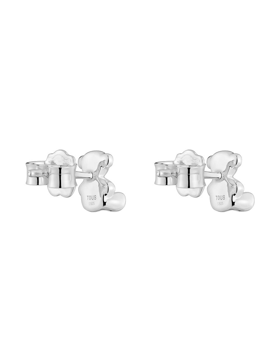 Broqueles de oso Bold Bear de plata P 925 con acabado brillante 3
