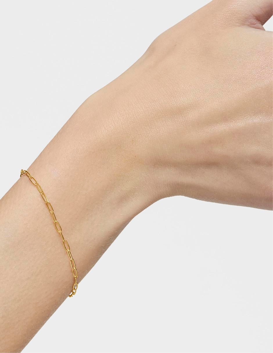 Pulsera de plata P 925 Hold Oval con acabado pulido 5