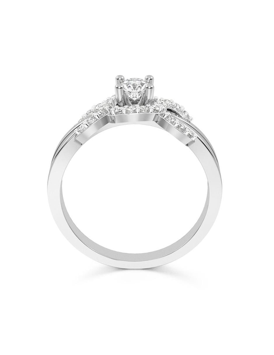 Anillo de compromiso de oro 10 k 3