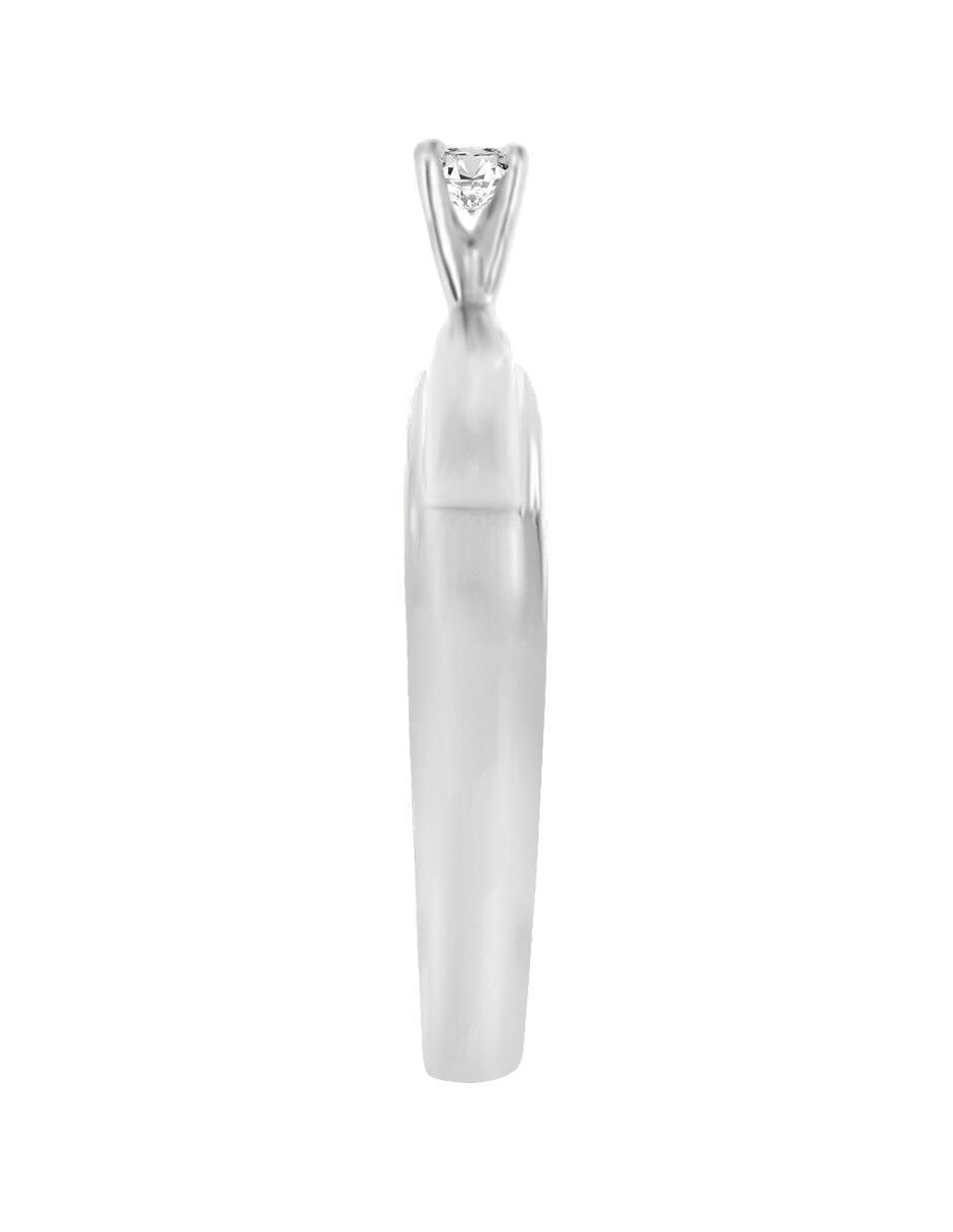 Solitario de oro 14 k Kira diamante 4