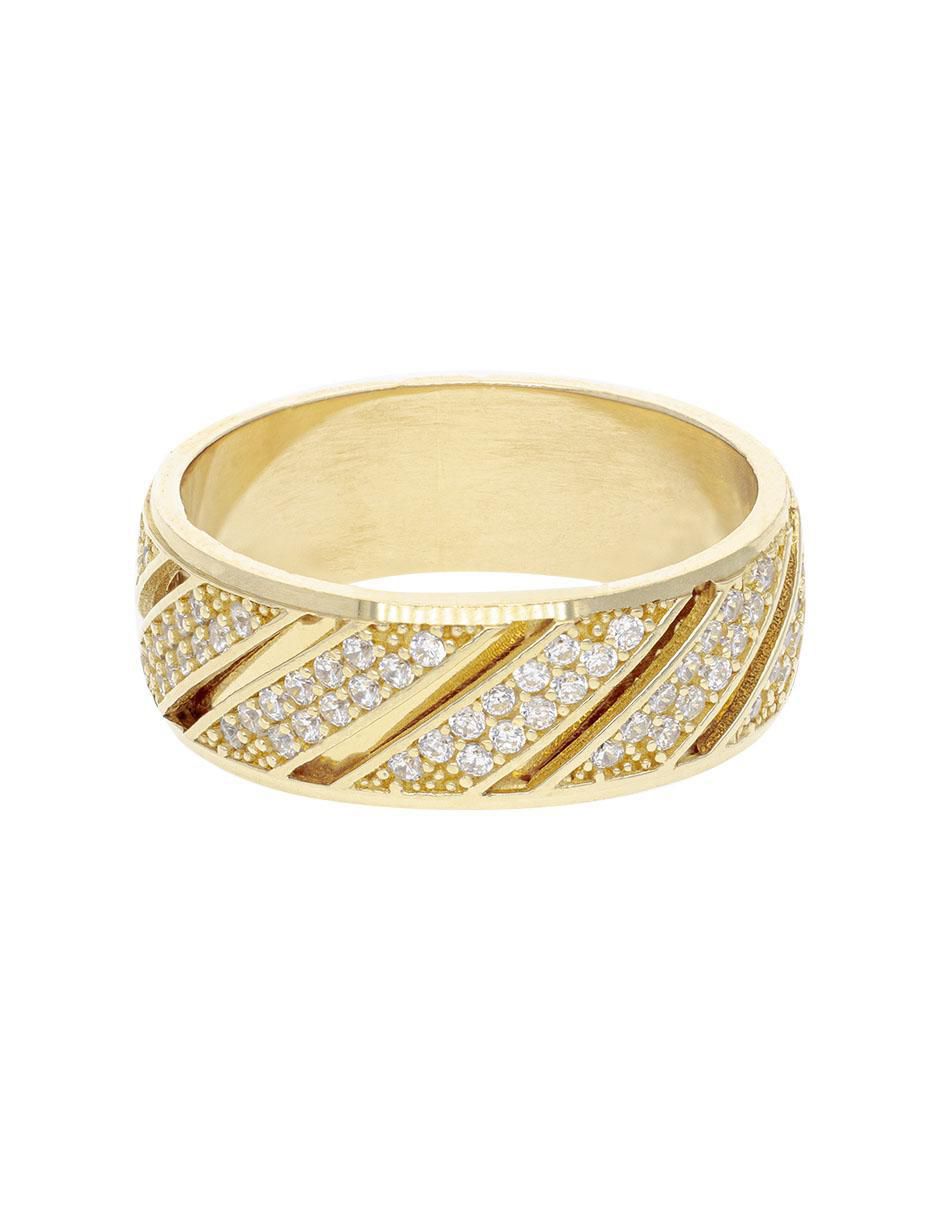 Anillo 14 k de oro zirconia brillante Anillo 14 k de oro zirconia brillante